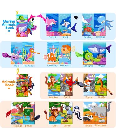 Fnsel Baby Book - 2-Piece 3D Fabric Toy Set for 0-12 Months | Crackling Feeling Book & Quiet Book Gift for Girls - Buy Online on GoSupps.com