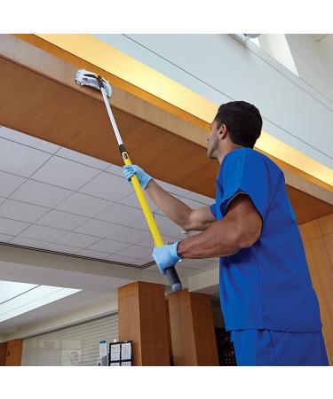 Rubbermaid Commercial  Quick-Connect Straight Adjustable Extension Handle/Pole - Cleaning Tool for Floors  Walls  Ceilings  Windows in Residential/Commercial/Business  Yellow  4ft - 6ft  FGQ75500YL00 4 ft - 6 ft - Buy Online on GoSupps.com