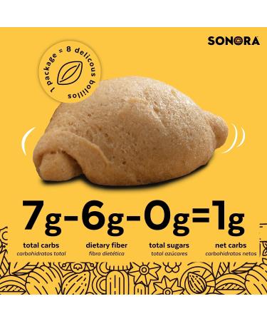 Sonora Bolillos Keto Bread Mix | Mexican & French Baking Mix | Low Carb & Low Sugar | Bread Machine Mix (9.6oz) - Buy Online on GoSupps.com