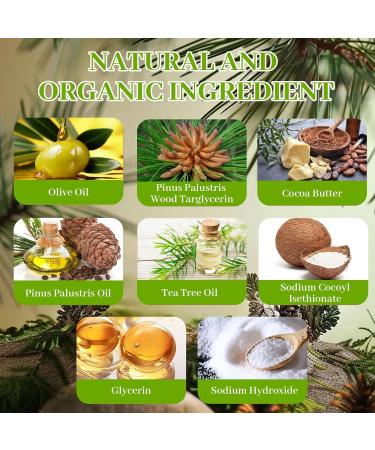 Pine Tar Body Wash 11 fl oz 100% Natural Pine Tar oil Body Wash Dandruff Wash Shampoo Body Odor Liquid Soap Deodorant for Men Deep Cleansing & Moisturizing Shower Gel - Buy Online on GoSupps.com