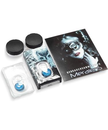 Buy Colored Blue Contact Lenses | Anime Blue Circle Lenses | High Coverage No Prescription | Free Lens Case Included - Buy Online on GoSupps.com