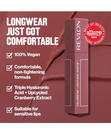 REVLON ColorStay Limitless Matte Liquid Lipstick - 004 Model Behavior - 0.17 Fl Oz. - Buy Online on GoSupps.com