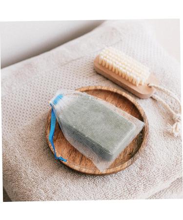 Baluue 8pcs Soap Mesh Bag Cleansing Foaming Net Face Cleansing Shower Soap Saver Soap Bag Fabric Sky-blue - Buy Online on GoSupps.com