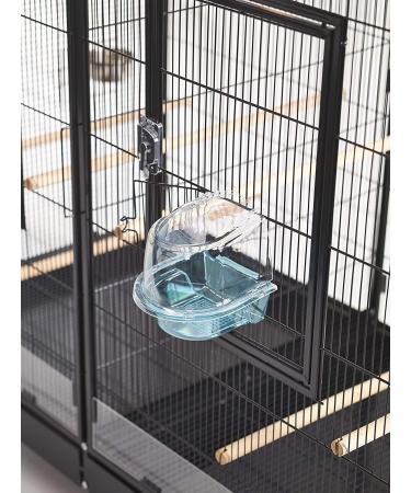 Savic Blue Bird Cage Bath for Small and Medium Birds - Easy Clean and Fun Bird Bath Option - Buy Online on GoSupps.com