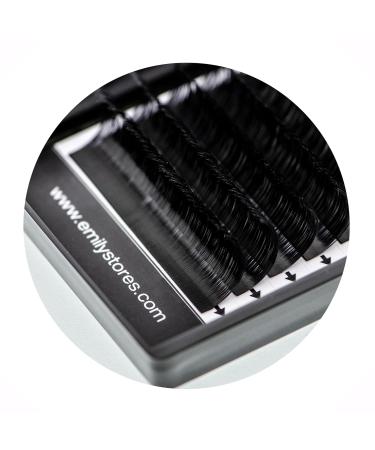 EMILYSTORES 0.07mm C Curl 12mm Silk Mink Eyelash Extensions - Quality Fake Lashes in 1 Tray - International Shipping Available - Buy Online on GoSupps.com
