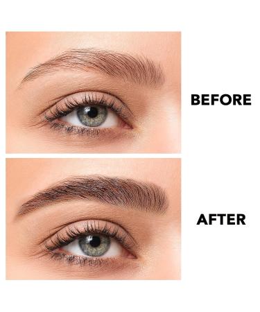 ALLROSE Waterproof Tinted Brow Gel - Long-Lasting Semi-Permanent Eyebrow Mascara in Brunette Shade - Buy Online on GoSupps.com
