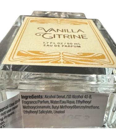 Tru Fragrance Vanilla Citrine Eau De Parfum 1.7 Fl Oz - Women's Vanilla Scented Perfume Sweet Aroma for Her Ladies Fragrance - Buy Online on GoSupps.com