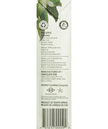 Ceres Pineapple Juice 12 Count - Buy Online on GoSupps.com