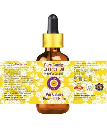 Deve Herbes Pure Catnip Essential Oil 5ml | Natural Cat Care | International Shipping Available - Buy Online on GoSupps.com