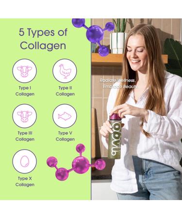 Obvi Collagen Greens | Organic Greens Superfood Powder with Collagen Peptides | Probiotics for Gut Health Skin Hair Nails | Gluten-Free Zero Sugar | Strawberry Lychee Flavor 25 Servings - Buy Online on GoSupps.com