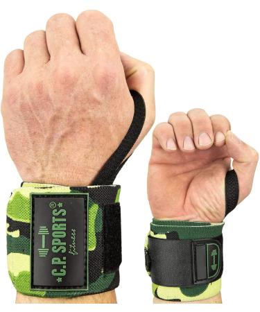 C.P.Sports Strongman Wrist Bandages for Bodybuilding | Velcro Fastener & Thumb Tensioning | Support & Stability | 8 Colors Available | 50cm - Buy Online on GoSupps.com