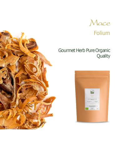 Organic Whole Mace Spice - Myristica Fragrans 100g - Premium Quality Mace Seasoning - Buy Online on GoSupps.com