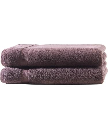 Merkanta 10-Part Towel Set - Petrol & Coffee Brown | 100% Cotton Bath Towels Guest Towels and Washcloths | Luxury Bathroom Essentials - Buy Online on GoSupps.com