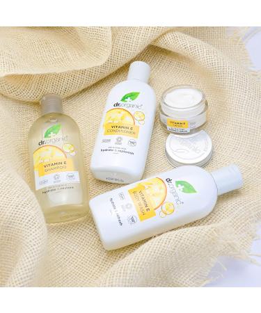 Dr Organic Vitamin E Shampoo 265ml - Natural Vegan, Cruelty-Free, Paraben & SLS Free - Buy Online on GoSupps.com