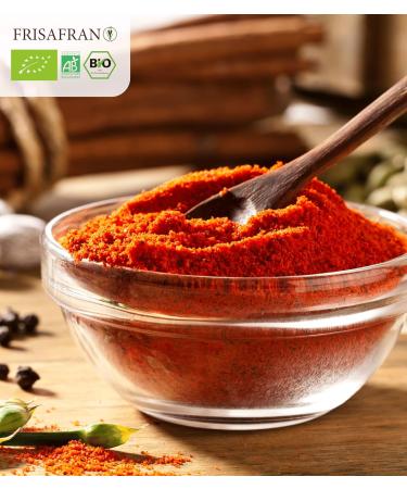 Frisafran Spanish Paprika - Fine Sweet Organic 200g | Premium Quality & Taste | Perfect for Seasoning | Aromatic & Smoky Flavor - Buy Online on GoSupps.com