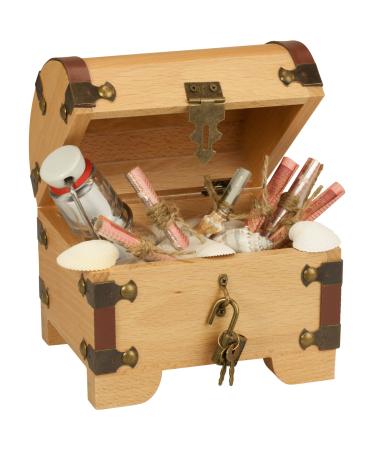 Personalized Treasure Chest Baptism Gift | Engraved Money Packaging for Boys & Girls | Unique Custom Baptism Keepsake - Buy Online on GoSupps.com