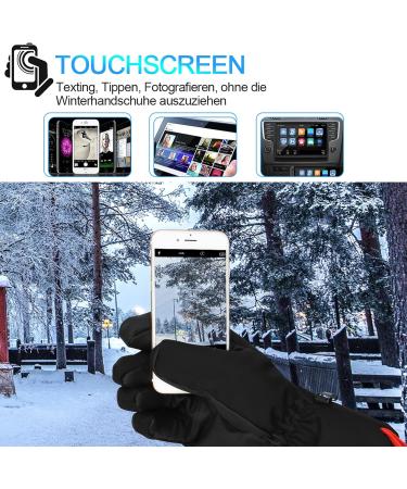 Cevapro Ski Gloves - Waterproof Warm Touchscreen Winter Gloves for Men & Women | Ideal for Skiing Snowboarding Cycling & Motorcycling - Buy Online on GoSupps.com