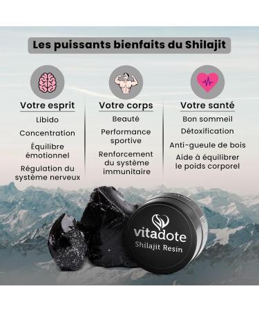 Vitadote Shilajit Resin (20g) - Himalayan and Altai Origin Pure and Authentic Mumijo - Natural Detox Global Vitality and Inner Beauty. - Buy Online on GoSupps.com
