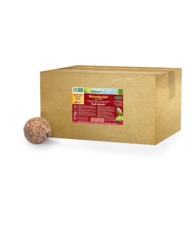 Erdtmanns - 60 Meisenkn del Plus fruit without network for wild birds I Premium range I high fruit content i valuable ingredients I environmentally friendly i large amount