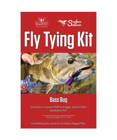 Flymen Fishing Company Surface Seducer Bass Bug Popper Fly Tying Kit