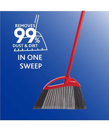 O-Cedar Power Corner Large Angle Broom - Effective Cleaning Tool for Every Corner - 1 Pack - Buy Online on GoSupps.com