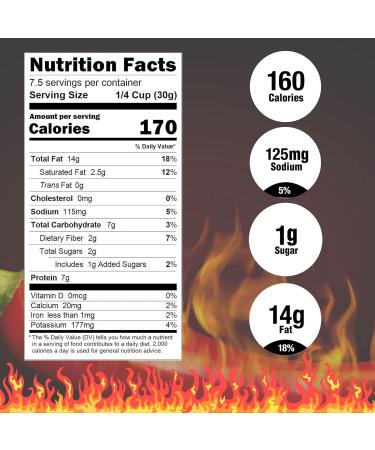 Hot Monkey Nuts - Spicy Roasted Peanuts with Red Wine Vinegar and Black Lava Salt Individual Packs - Black Widow's Bite - Buy Online on GoSupps.com