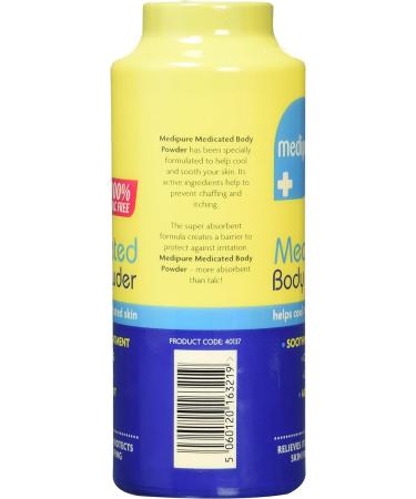 Medipure Medicated Body Powder | 100% Talc Free | 200g - International Shipping Available - Buy Online on GoSupps.com