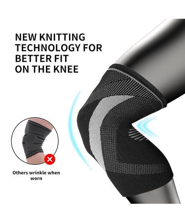 Proiron Kniebandage f r Meniskus & Kniegelenk | Orthop dische Bandage f r Sport & Erholung | XL Schwarz - Ideal bei Knieverletzungen Schmerzen & Ligamentverletzungen - Buy Online on GoSupps.com