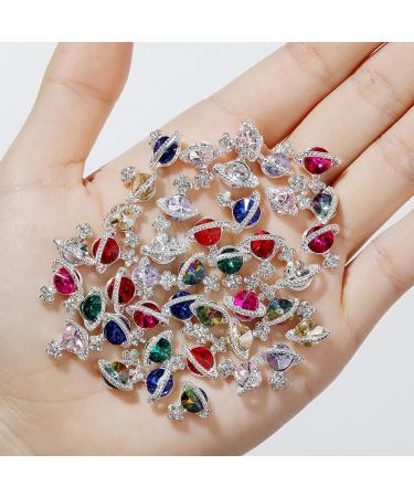 Mcduyant 9 Pieces Nail Art Planet 3D Charms Nail Art Saturn Shape Decoration DIY Nail Charms Nail Art Supplies for 3D Nail Art Designs Decoration DIY Crafting Jewelry Accessories - Buy Online on GoSupps.com