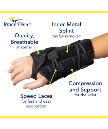 Brace Direct Carpal Tunnel Wrist Brace Night Splint - Adjustable Sleep Support for Arthritis Tendonitis & Sprains - Right Wrist for Men & Women - International Shipping Available - Buy Online on GoSupps.com