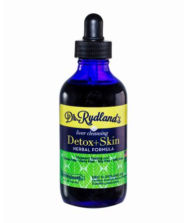 Dr. Rydland's Herbal Supplement | Created by KidsWellness | Detox & Skin | Relieves Eczema Rosacea Acne and Viral Skin Rashes | 4 Ounce Bottle
