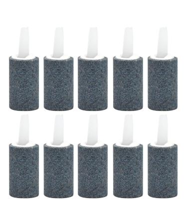 Skyzone Air Stone for Aquarium 10pcs Airstone with Cylinder Bubble Release for Aquarium Fish Tank Pump and Hydroponics