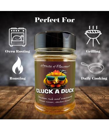 BBQ Rub Seasoning For Chicken & Poultry Meat Duck & Turkey By House of Flavour | Gluten-Free No Preservatives | Ideal for Smoking Grilling & Oven | 200g - Buy Online on GoSupps.com