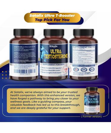 Ultra Booster 18,000MG with Tribulus Terrestris & Horny Goat Weed - Male Energy Supplement - Made in USA - Buy Online on GoSupps.com