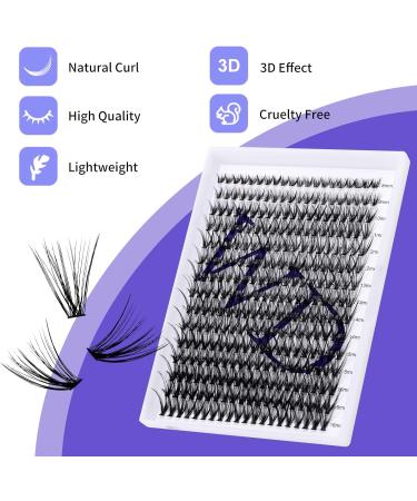 300PCS CC Curl 30D 0.07mm Cluster Lashes Extension | 8-16mm Mixed Individual Eyelash Clusters | DIY Eyelash Extensions at Home - Buy Online on GoSupps.com