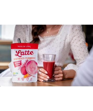 Buy HEALTH LINK ORGANIC Beetroot-Turmeric Latte Drink 300g | Boost Health & Wellness | International Shipping Available - Buy Online on GoSupps.com