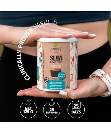 Nature's Finest by Nutrisslim Sl!m Coffee: Instant Coffee & Energy Drink Coffee Alternative with Guarana Powder Slimming Coffee for Weight Loss & Appetite Control Boosts Energy Vegan 1 - Buy Online on GoSupps.com