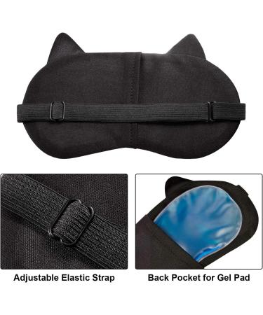 10-Piece Cute Animal Sleep Mask Set | Soft Blindfold Eye Cover for Men and Women | Adjustable Strap | Cat and Dog Design - Buy Online on GoSupps.com