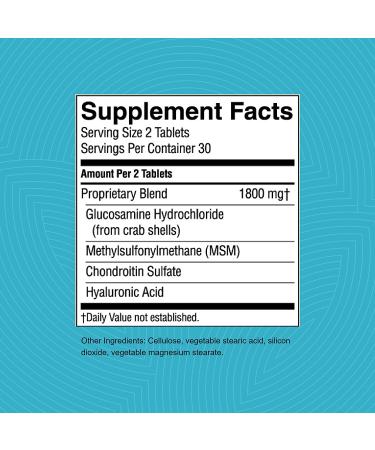 Nature's Sunshine EverFlex with Hyaluronic Acid 60 Tablets | Joint Support Formula | Lubricates Joints, Boosts Flexibility, Promotes Healthy Cartilage - Buy Online on GoSupps.com