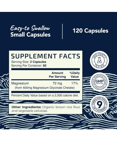 Magnesium Glycinate 400mg (120ct) & Magnesium Citrate 500 MG (60ct) | High Absorption Calm Relaxation Digestion & Muscle Support | Non-GMO Vitamin and Mineral Bundle - Buy Online on GoSupps.com