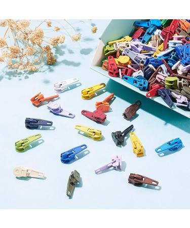 Pandahall 210-Piece Colorful Zipper Repair Set - Ideal for Sewing & Jewelry - Fix Wallet Zippers Easily - Buy Online on GoSupps.com