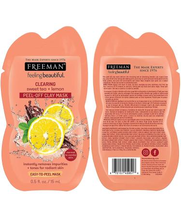 Freeman Facial Mask Variety Pack - 6 Count, Oil Absorbing Clay, Anti-Stress Mud, Detoxifying Charcoal, Clearing Peel Off, Hydrating Gel Cream - Vegan & Cruelty-Free Skincare - Buy Online on GoSupps.com