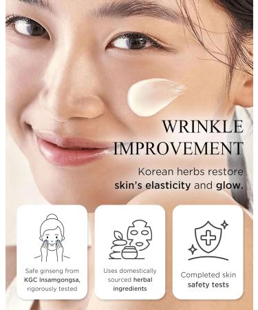 DANAHAN Bon Yeon Jin Red Ginseng Face Cream Duo Set (2 x 1.69oz) | Ceramide NP + Squalane Barrier Moisturizer | Unscented | Helps Reduce Look of Wrinkles | Korean Hanbang Skincare for Mature Skin - Buy Online on GoSupps.com