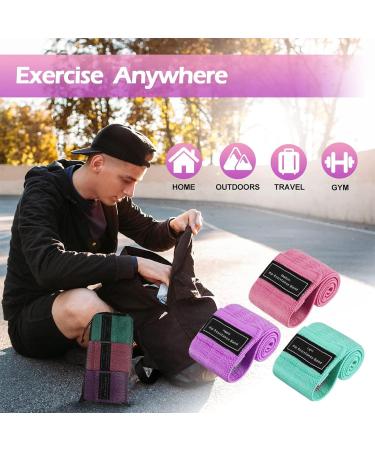 Jateka Fitness Bands Set | Resistance Hip Bands for Leg & Strength Training - 3 Pack for Effective Workouts - Buy Online on GoSupps.com