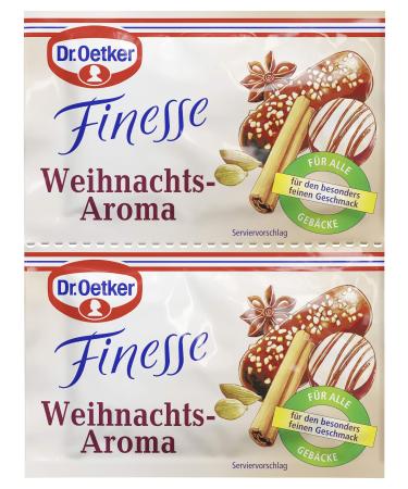 Dr. Oetker Finesse Christmas Flavor 2 x 5.5 g - Buy Online on GoSupps.com