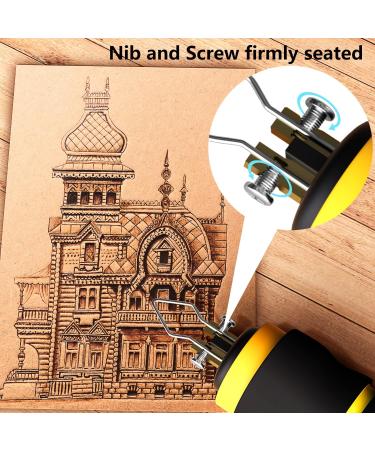 60W Wood Burning Kit with 24 Tips, Dual Pen Pyrography Tool for Teen Artists - Perfect Gift for Creative Teens | Black Grey - Buy Online on GoSupps.com