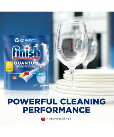 Finish Quantum Infinity Shine Dishwasher Tablets - 83 Count | Regular | Sparkling Clean First Time Every Time - Buy Online on GoSupps.com