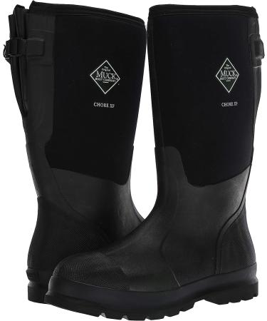 Muck Boot Men's Chore Wide Calf Rain Boot 11 Black - Durable Waterproof Footwear - Buy Online on GoSupps.com