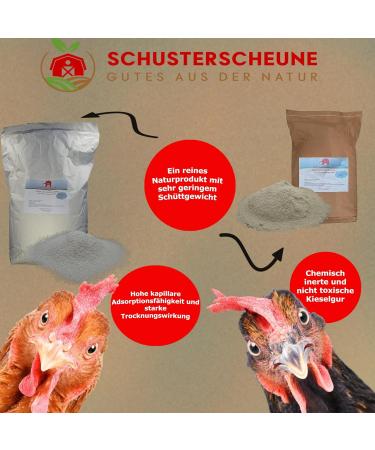 Schusterscheune Pure Diatomaceous Earth 10kg - Natural & Effective for Home & Garden | International Shipping Available - Buy Online on GoSupps.com