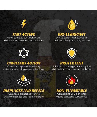 Strike Hold 16oz Gun Oil CLP Cleaner & Lubricant - Premium Gun Cleaning Solvent & Oil Spray - Buy Online on GoSupps.com